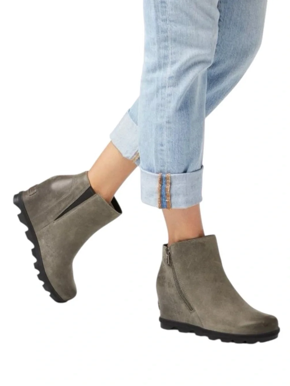 Women's Sorel Joan of Arctic Wedge II Zip sz 7